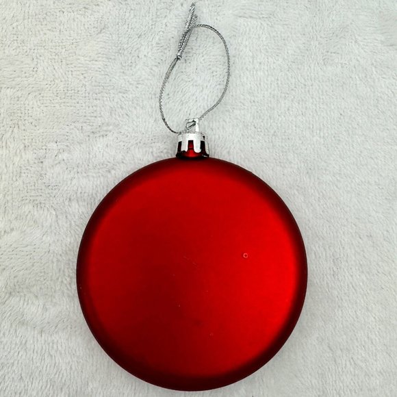 Disneyland Resort Annual Passport Collectors 3" Tin Christmas Ornament Red - Picture 2 of 4